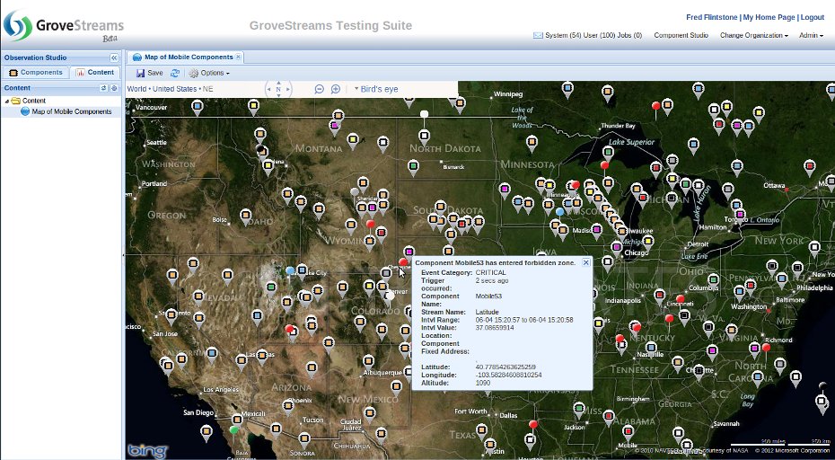 GroveStreams Maps