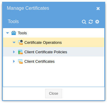 GroveStreams - MQTT Manager Certificates